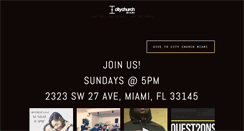 Desktop Screenshot of citychurchmiami.org